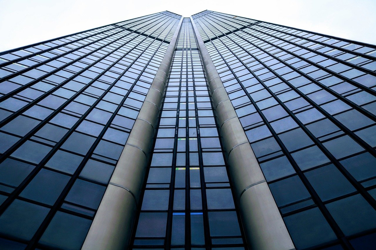 glass, architecture, futuristic